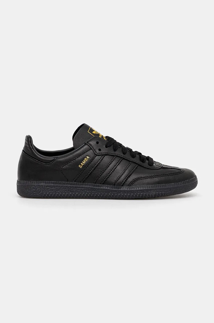 adidas Originals sneakersy skórzane Samba Decon IG6172 czarny SS24