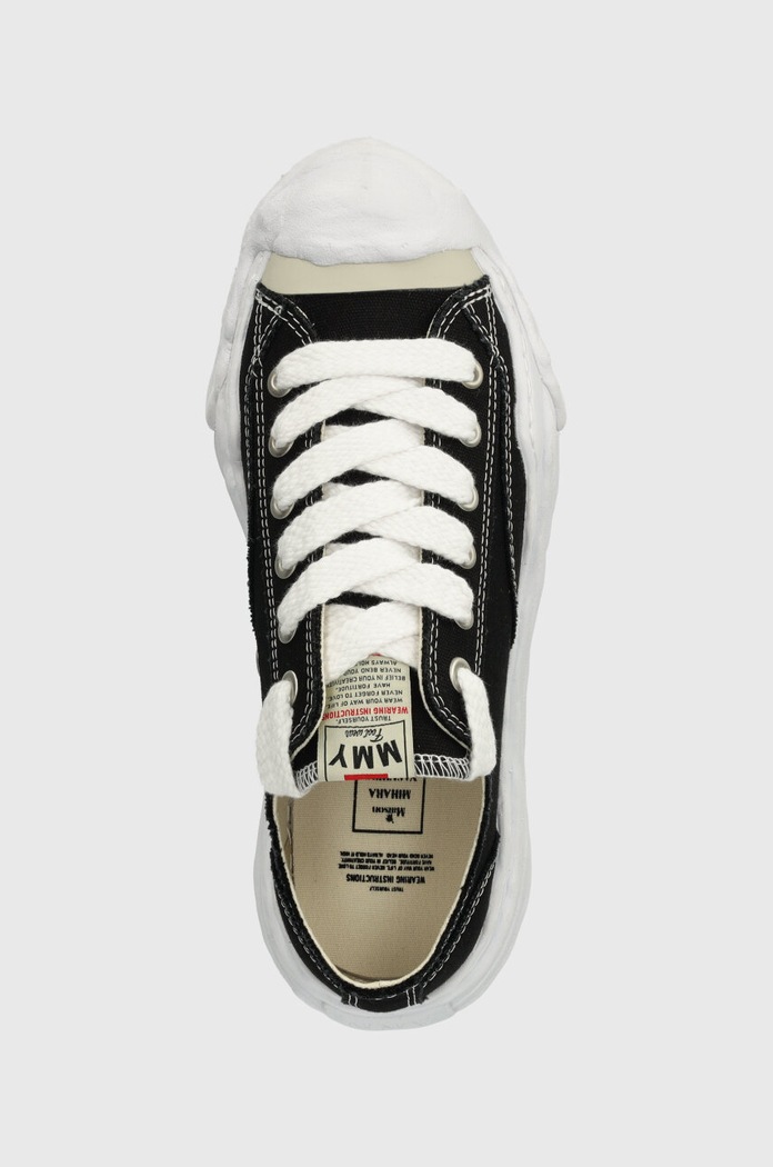 Maison MIHARA YASUHIRO plimsolls Hank Low black A05FW702