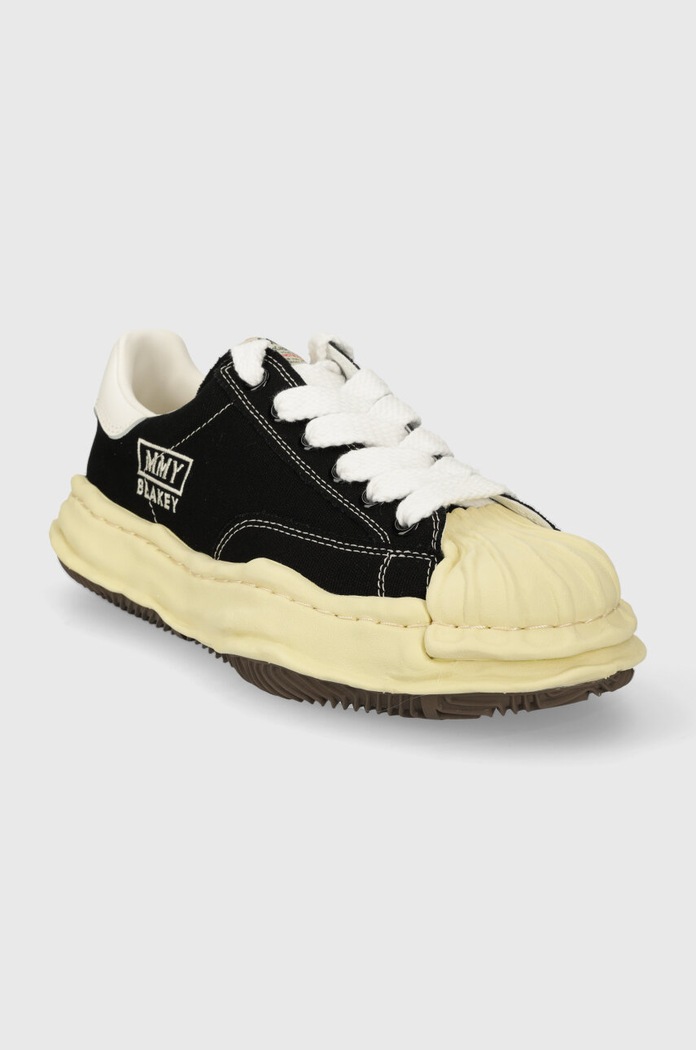 Maison MIHARA YASUHIRO Blakey Low tenisówki na platformie męskie A09FW732 czarny SS24