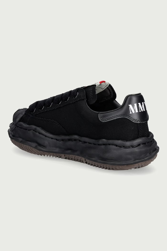Obuwie Maison MIHARA YASUHIRO Hank Low tenisówki męskie A08FW735 czarny