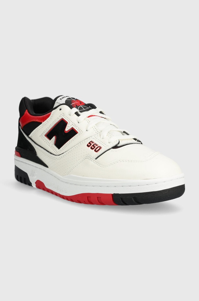 Kožne tenisice New Balance 550 BB550STR bijela SS24