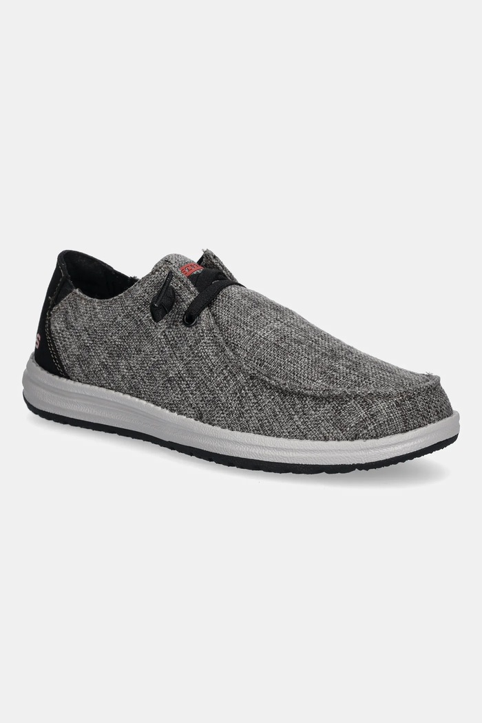 Skechers μοκασίνια Ανδρικά MELSON υφασμάτινο γκρί 210726