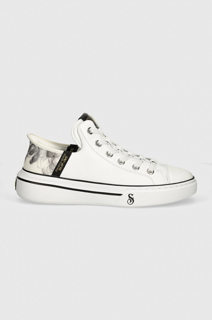 Skechers bőr tornacipő SKECHERS X SNOOP DOGG 251016 fehér AW24
