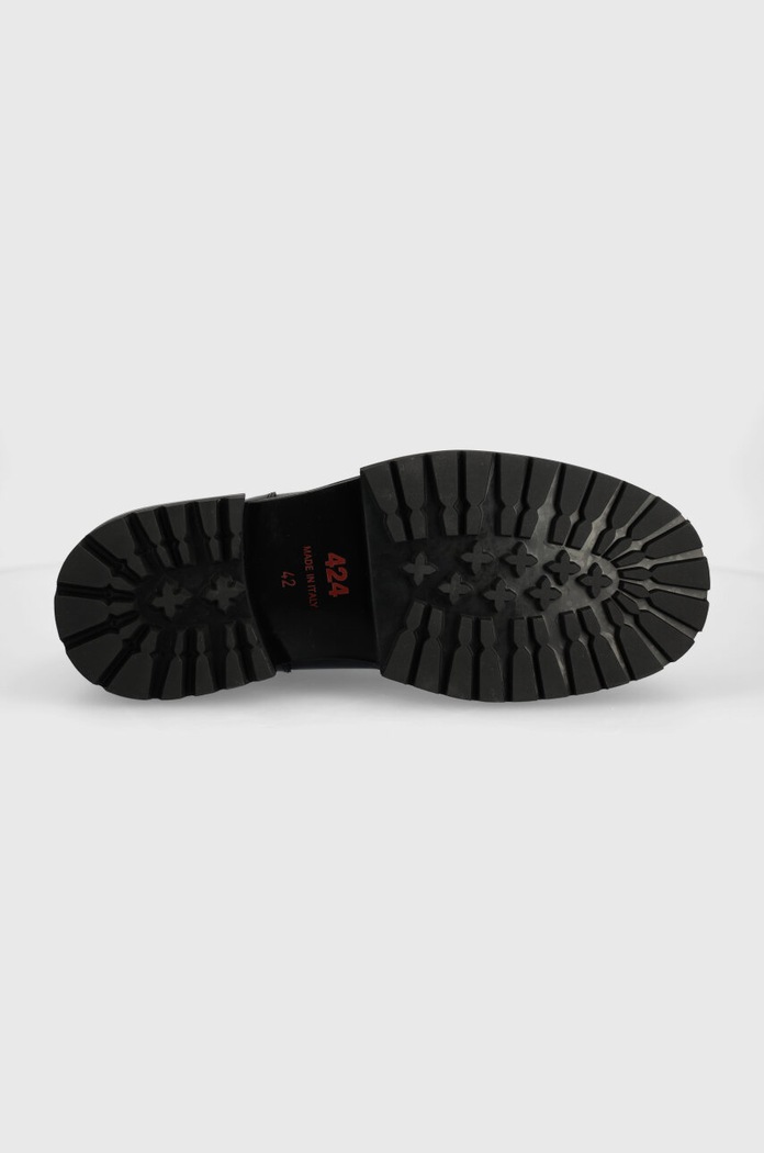 424 scarpe in pelle Derby FF4SMQ50BP.PE002.999 nero