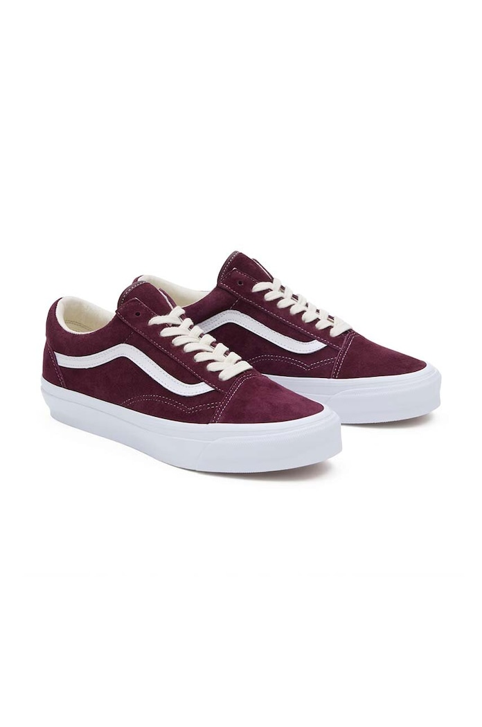 Vans tenisówki zamszowe Premium Standards Old Skool 36 VN000CNG4QU1 bordowy SS24