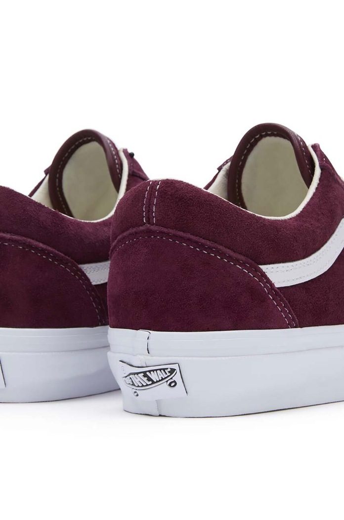 Vans tenisówki zamszowe Premium Standards Old Skool 36 bordowy VN000CNG4QU1