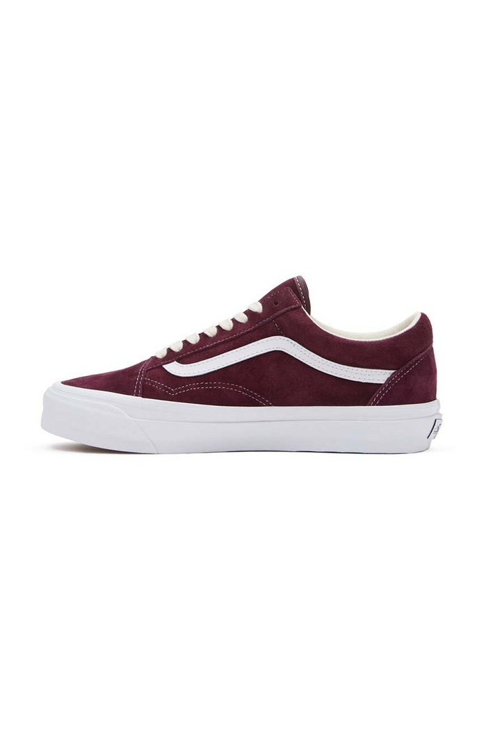 Vans tenisówki zamszowe Premium Standards Old Skool 36 VN000CNG4QU1 bordowy