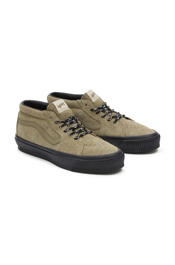 Vans trampki zamszowe Premium Standards Sk8-Mid Reissue 83 VN000CQQCUQ1 beżowy SS24