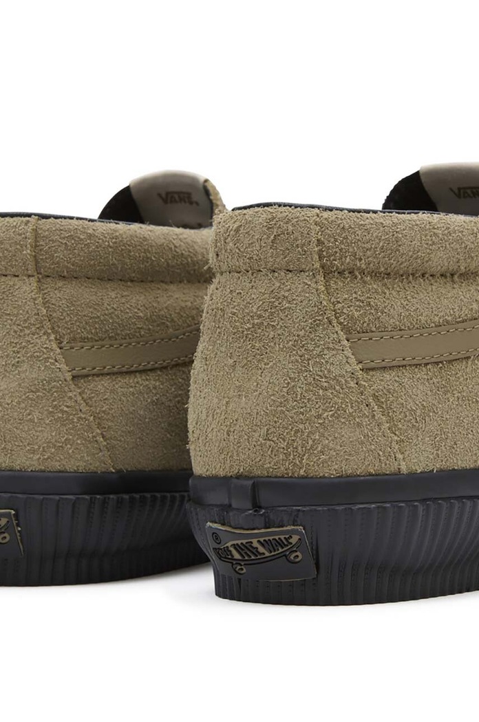 Vans trampki zamszowe Premium Standards Sk8-Mid Reissue 83 beżowy VN000CQQCUQ1