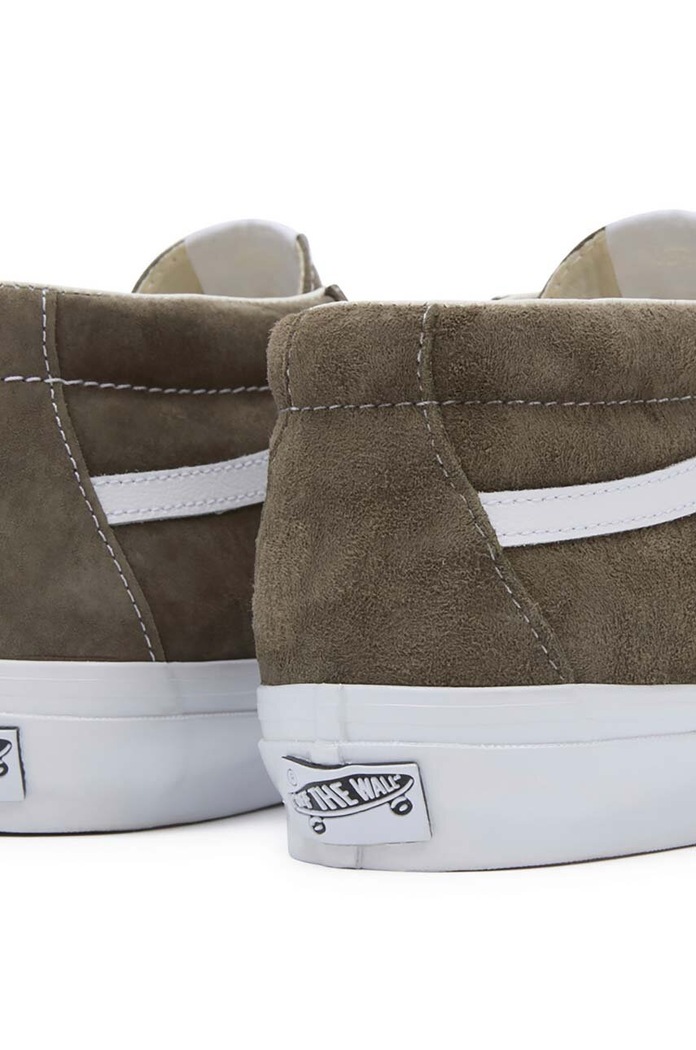 Високи кецове Vans Premium Standards Sk8-Mid Reissue 83 кафяв VN000CQQCHZ1