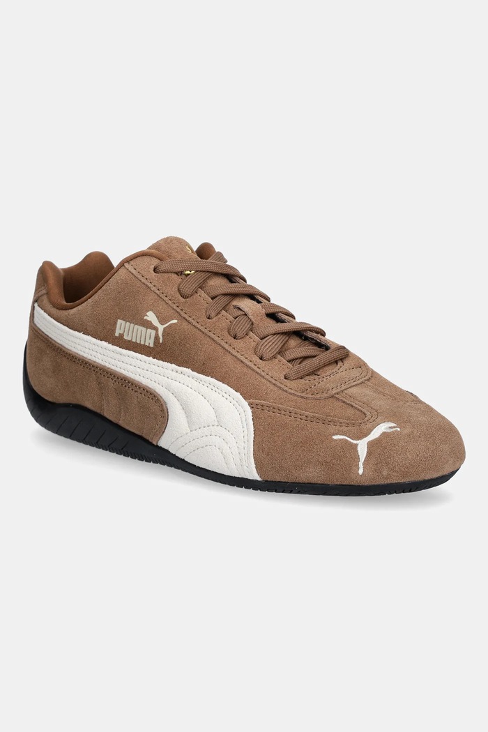 Puma Speedcat OG sneakers σουέτ φλατ καφέ 398846