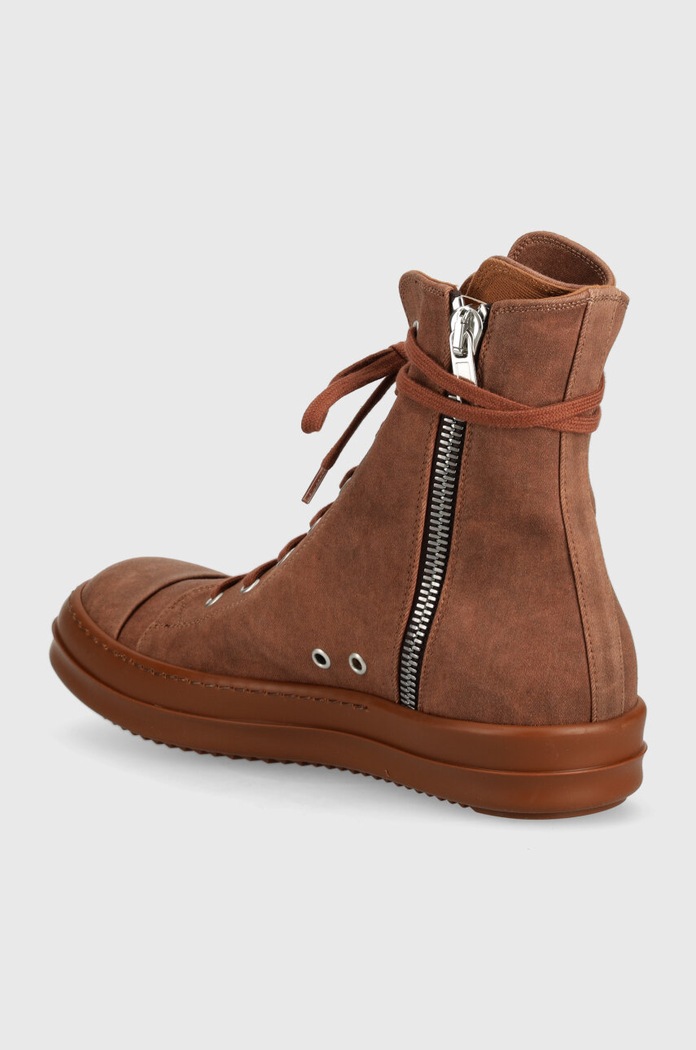 Shoes Rick Owens trainers Denim Shoes Sneaks DU01D1800.SCFT.545454 brown