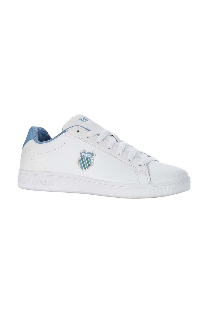 Kožené tenisky K-Swiss COURT SHIELD 06599.943.M biela SS24
