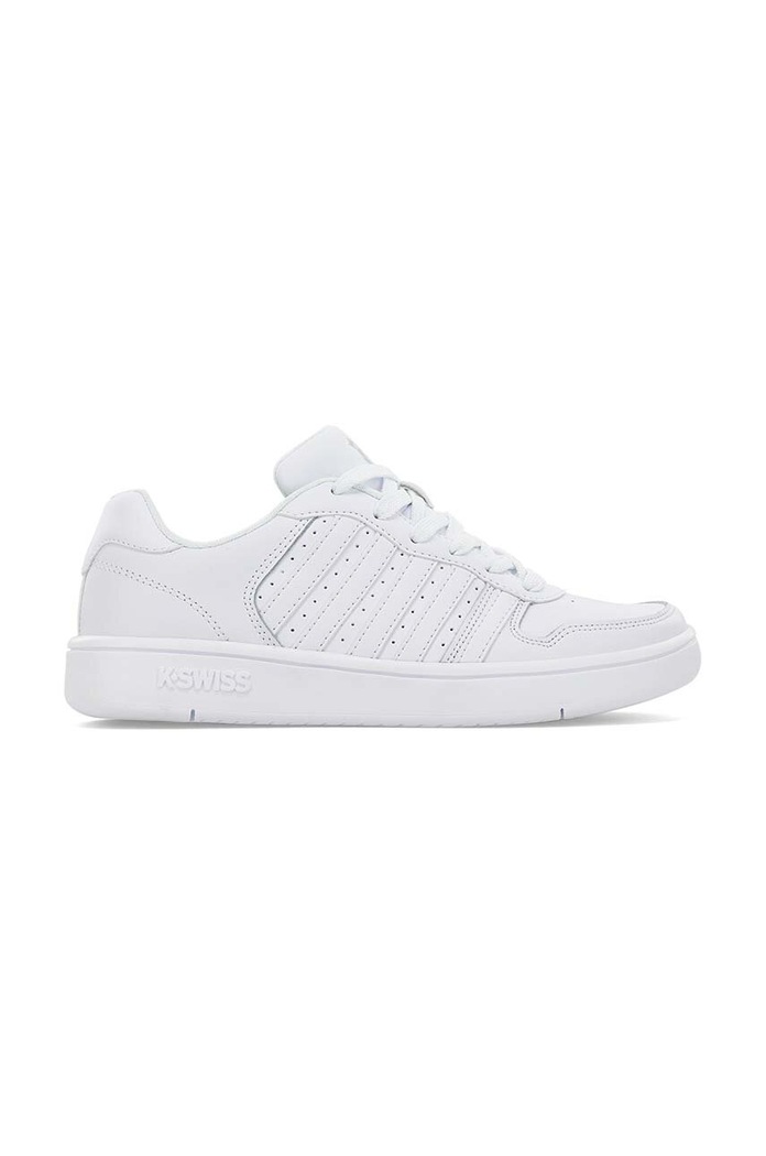 K-Swiss sneakersy skórzane COURT PALISADES niska biały 06931.117.M