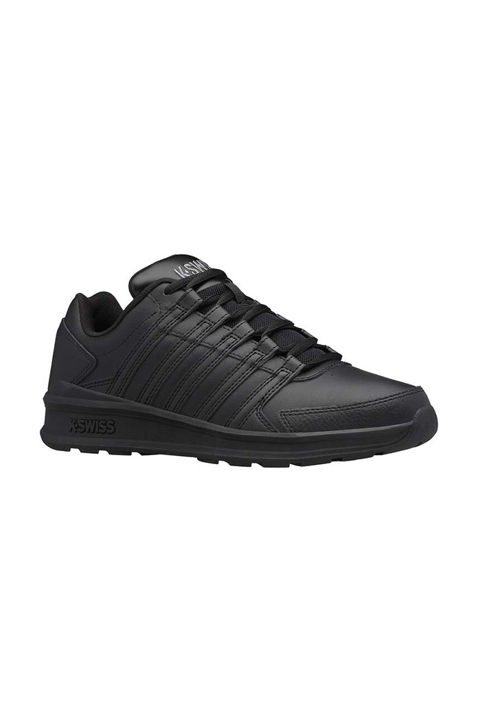 K-Swiss sneakersy skórzane VISTA TRAINER 07000.001.M czarny SS24