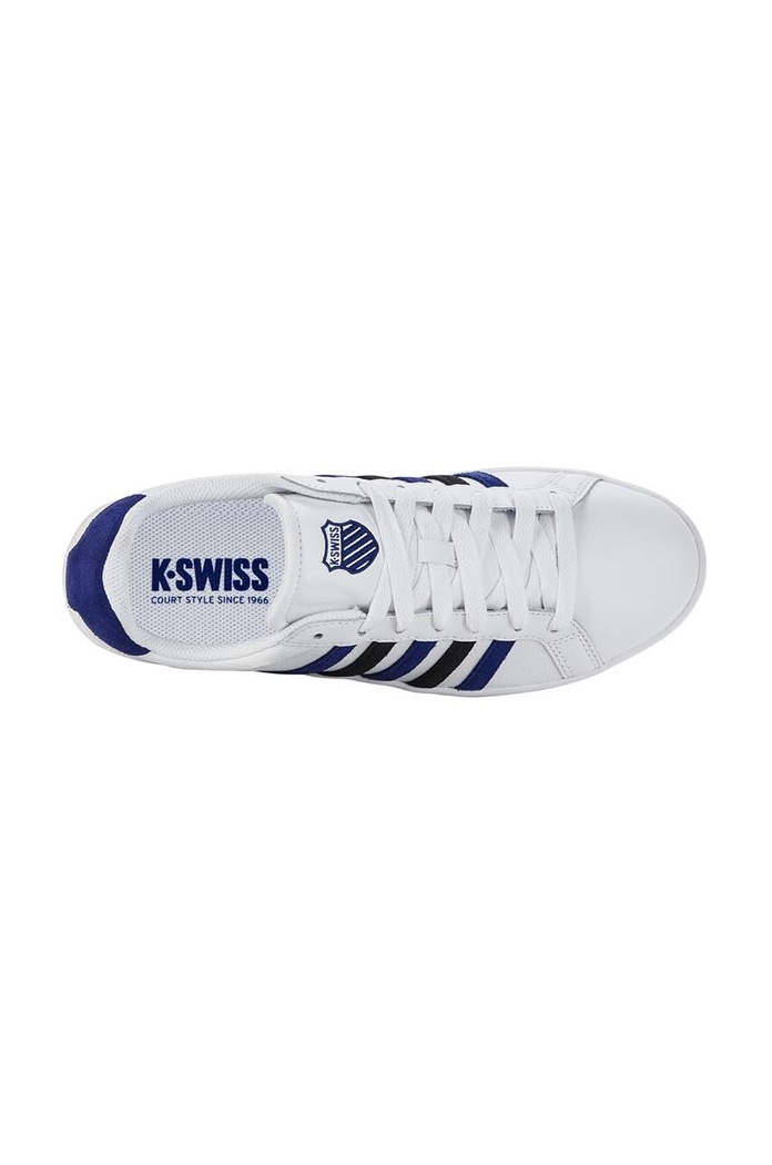 K-Swiss sneakers din piele COURT TIEBREAK alb 07011.984.M