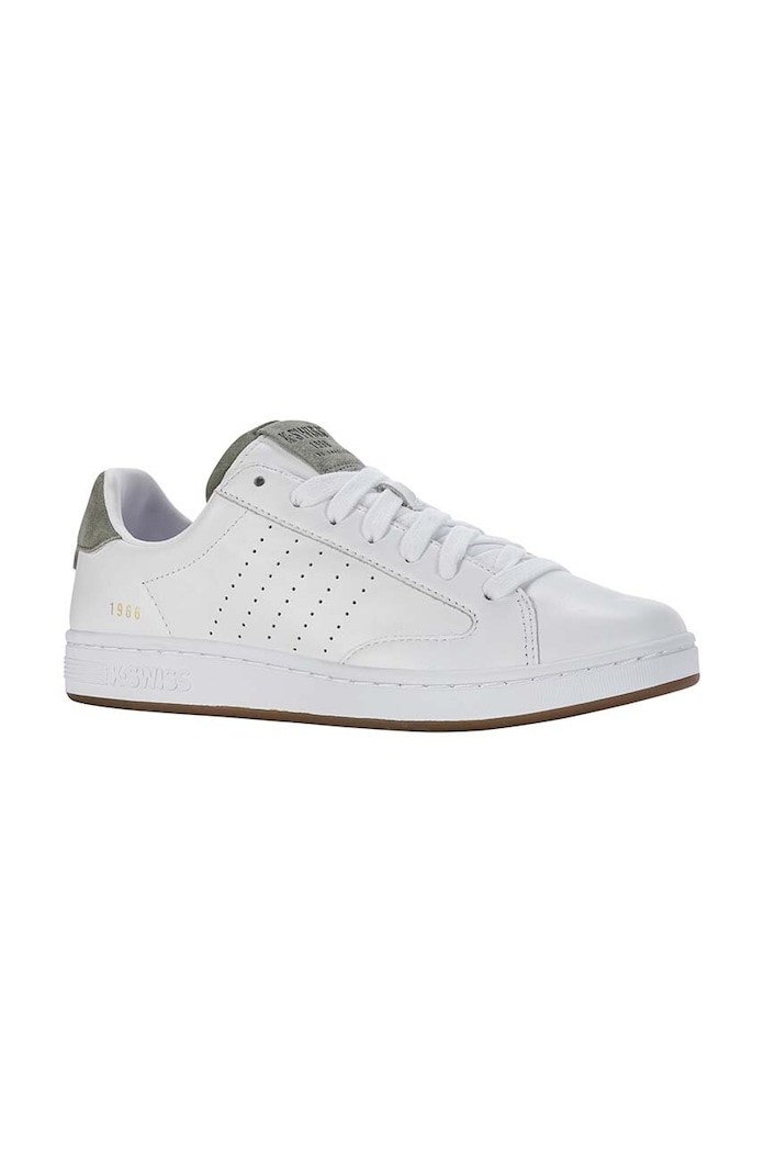 Kožené tenisky K-Swiss LOZAN KLUB LTH nízky biela 07263.915.M