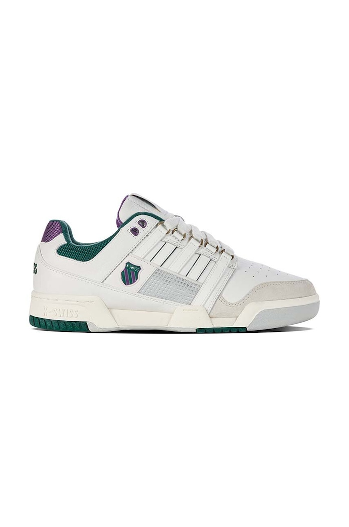 K-Swiss sneakers din piele GSTAAD GOLD mic de statură bej 08526.133.M