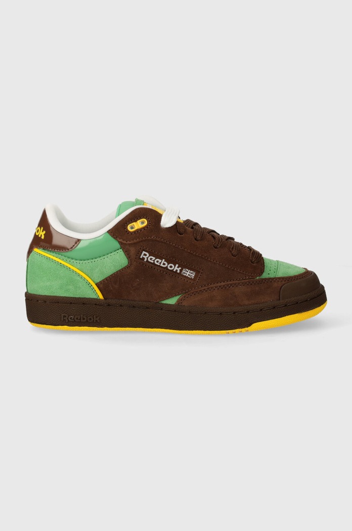 100074178 Reebok Reebok Classic sneakersy zamszowe Club C Bulc kolor brązowy 100074178 w PRM