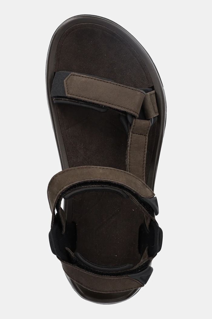 Teva sandále pánske nubukové Terra Fi 5 Universal Leather hnedá 1099442