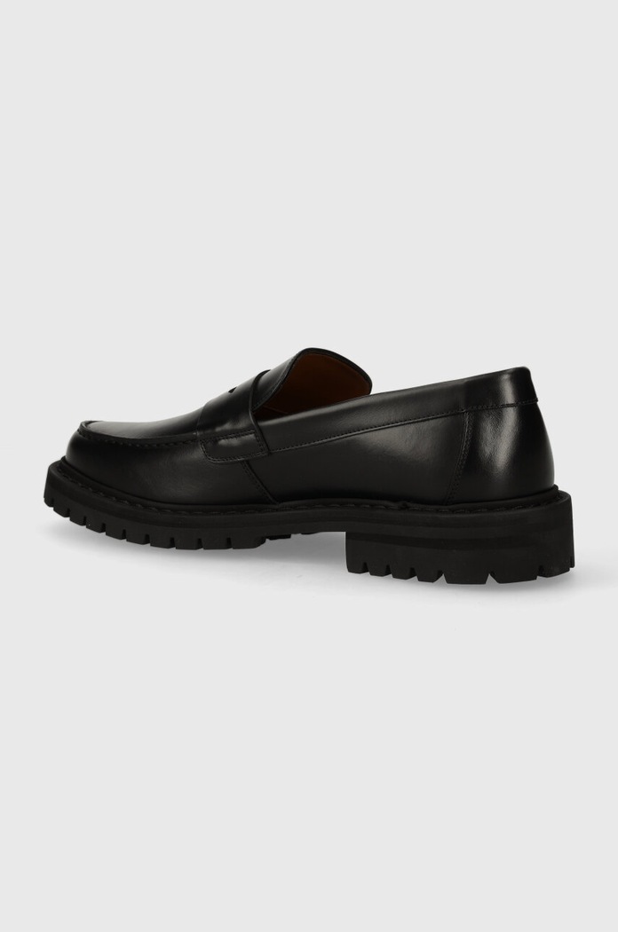 Obuwie Common Projects mokasyny skórzane Loafer with Tread Sole 2420.7547 czarny