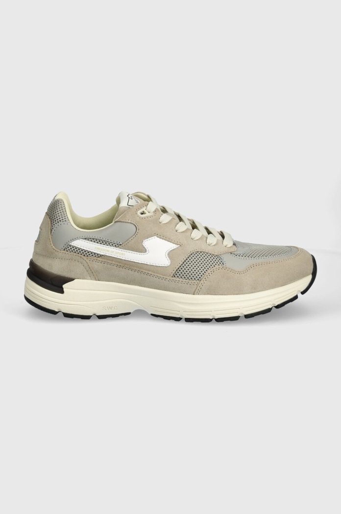 Stepney Workers Club sneakersy Amiel S-Strike Suede Mix YP01535 szary SS25