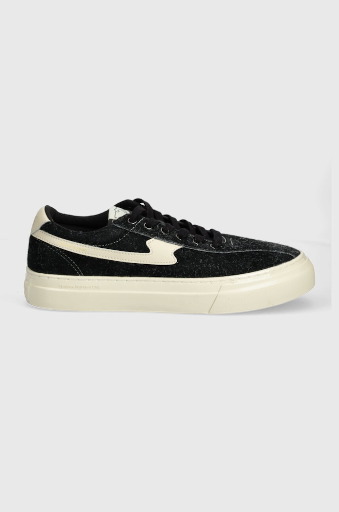 Σουέτ sneakers Stepney Workers Club Dellow S-Strike Cup Raw Suede YA15017 μαύρο SS24