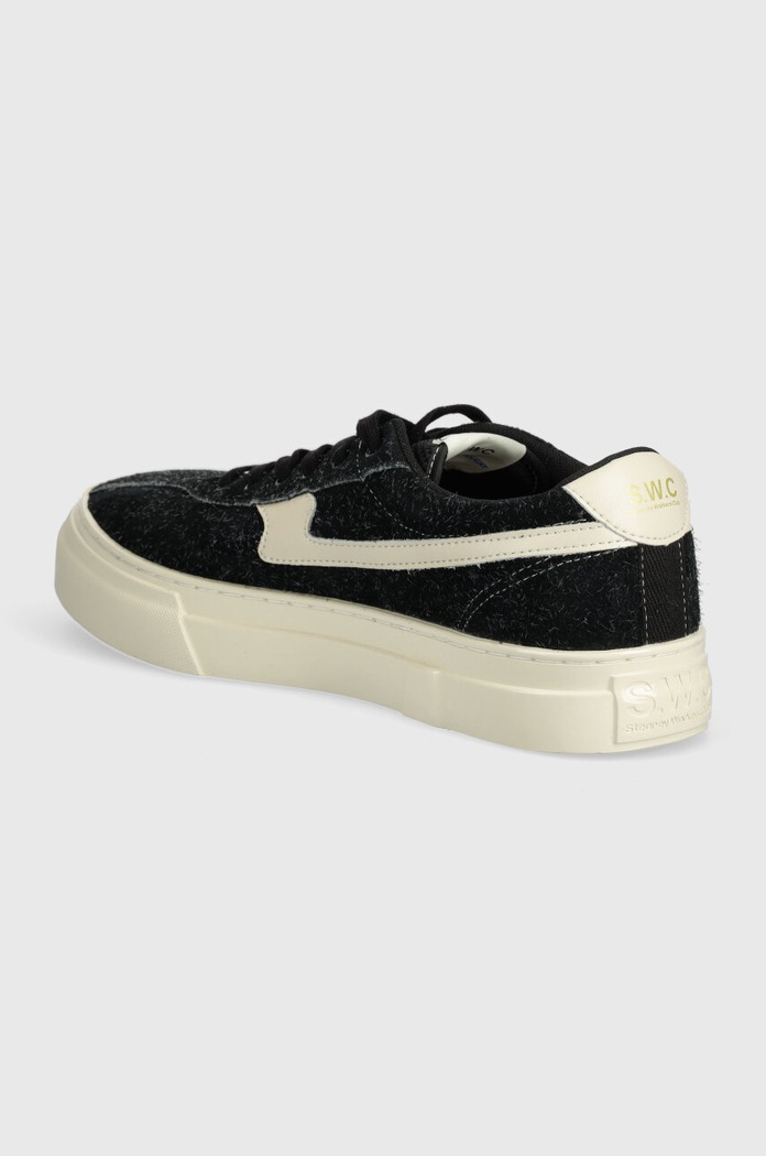 Παπούτσια Σουέτ sneakers Stepney Workers Club Dellow S-Strike Cup Raw Suede YA15017 μαύρο
