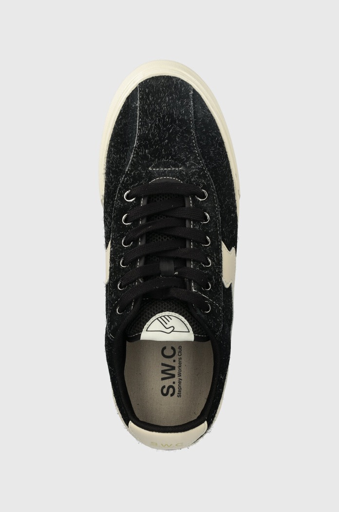Σουέτ sneakers Stepney Workers Club Dellow S-Strike Cup Raw Suede μαύρο YA15017