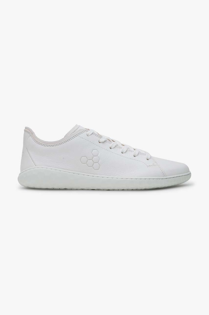 Vivobarefoot sneakersy skórzane GEO COURT III niska biały 301056