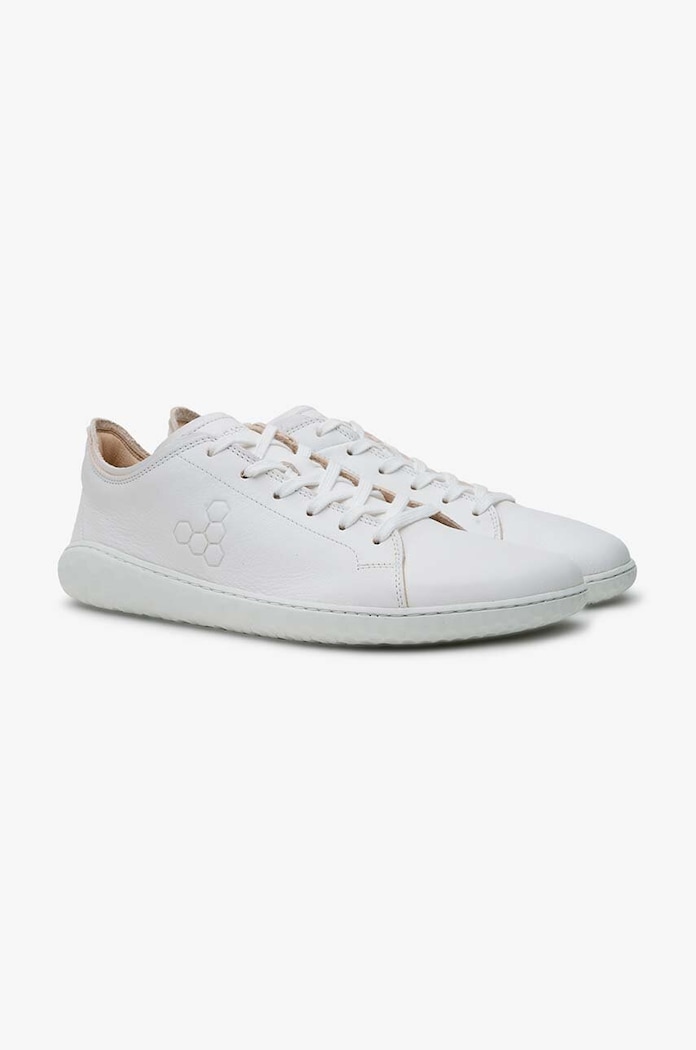 Vivobarefoot sneakersy skórzane GEO COURT III 301056 biały SS26