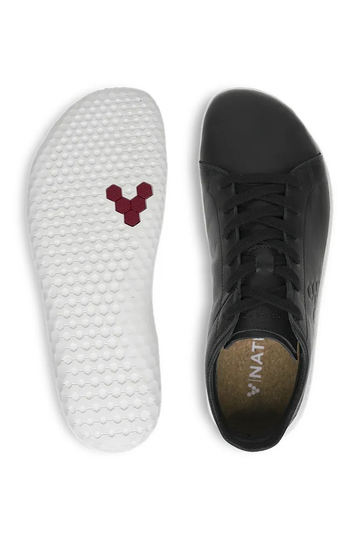 Vivobarefoot sneakersy skórzane GEO COURT III 301056 czarny