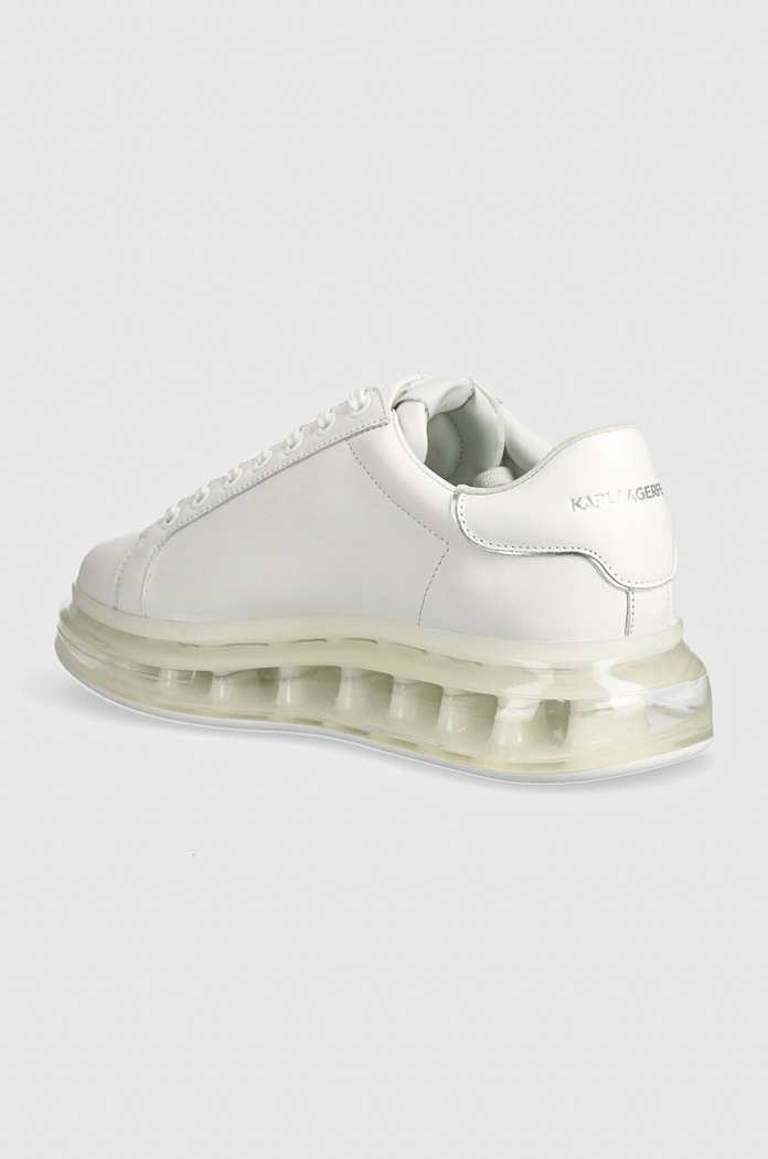 Scarpe Karl Lagerfeld sneakers in pelle KAPRI KUSHION KL52625A.11W bianco