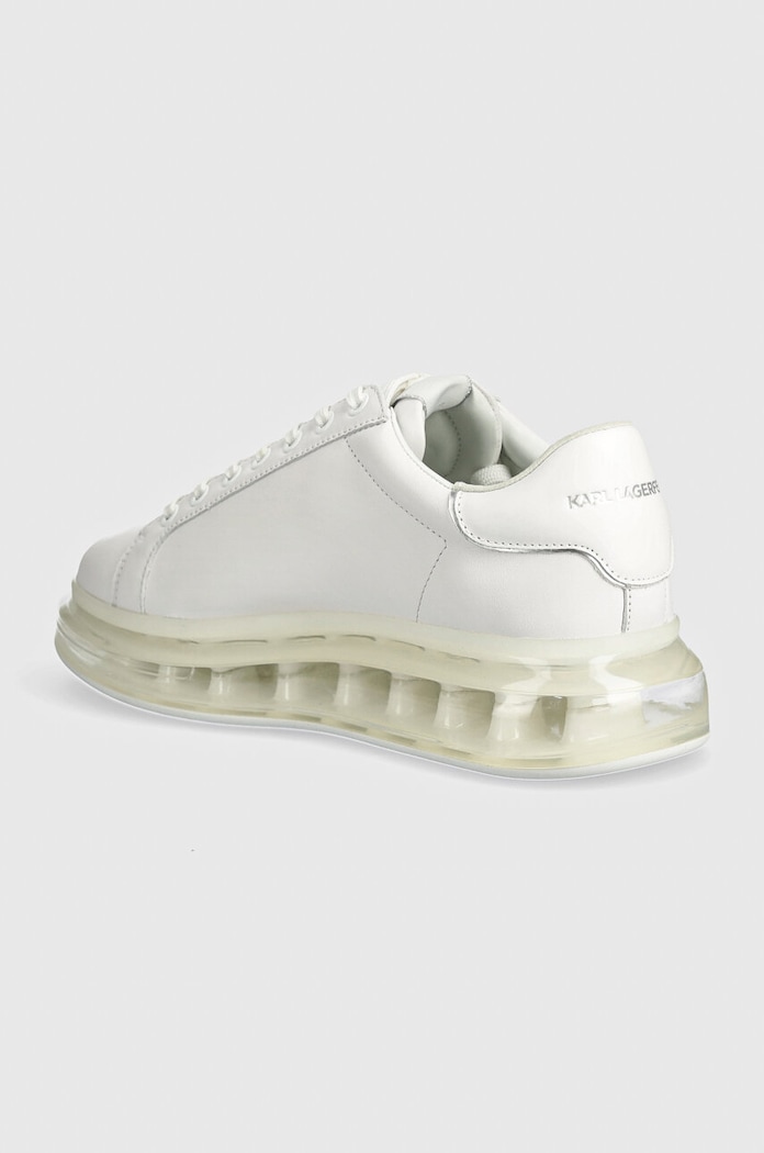 Scarpe Karl Lagerfeld sneakers in pelle KAPRI KUSHION KL52625A.11W bianco