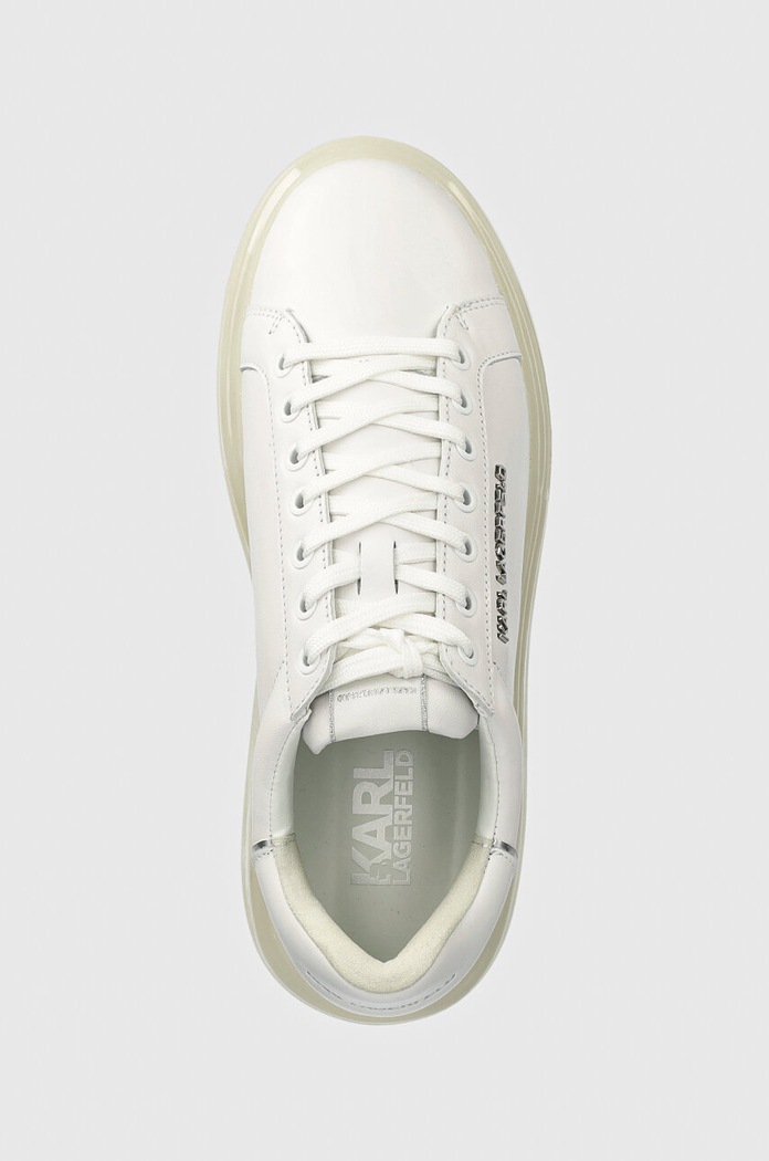 Karl Lagerfeld sneakers in pelle KAPRI KUSHION bianco KL52625A.11W