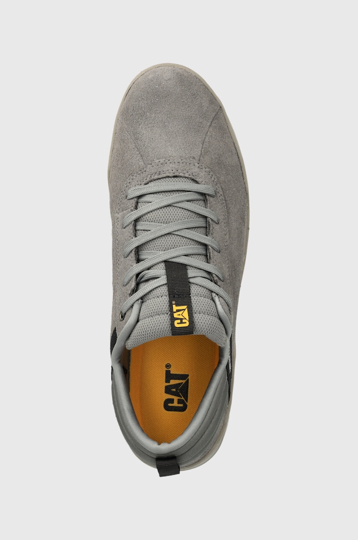 Semišové tenisky CAT Footwear HEX sivá P111530