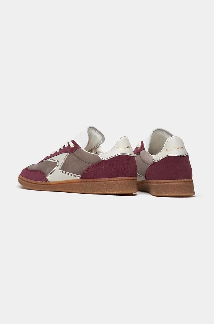 Boty Tenisky Filling Pieces Sprinter Dice 68625751108 burgundské