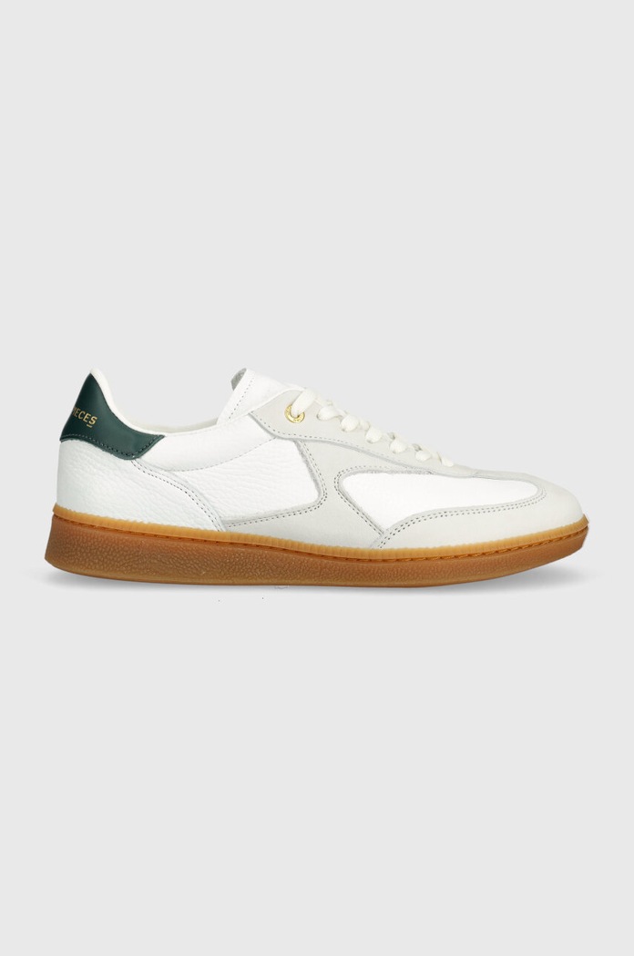 Filling Pieces sneakersy skórzane Sprinter Dice Planet friendly biały 68625751901