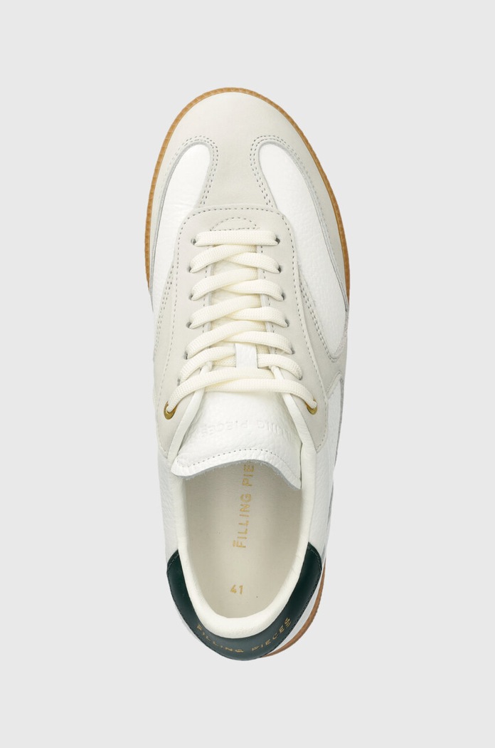 Filling Pieces sneakersy skórzane Sprinter Dice biały 68625751901