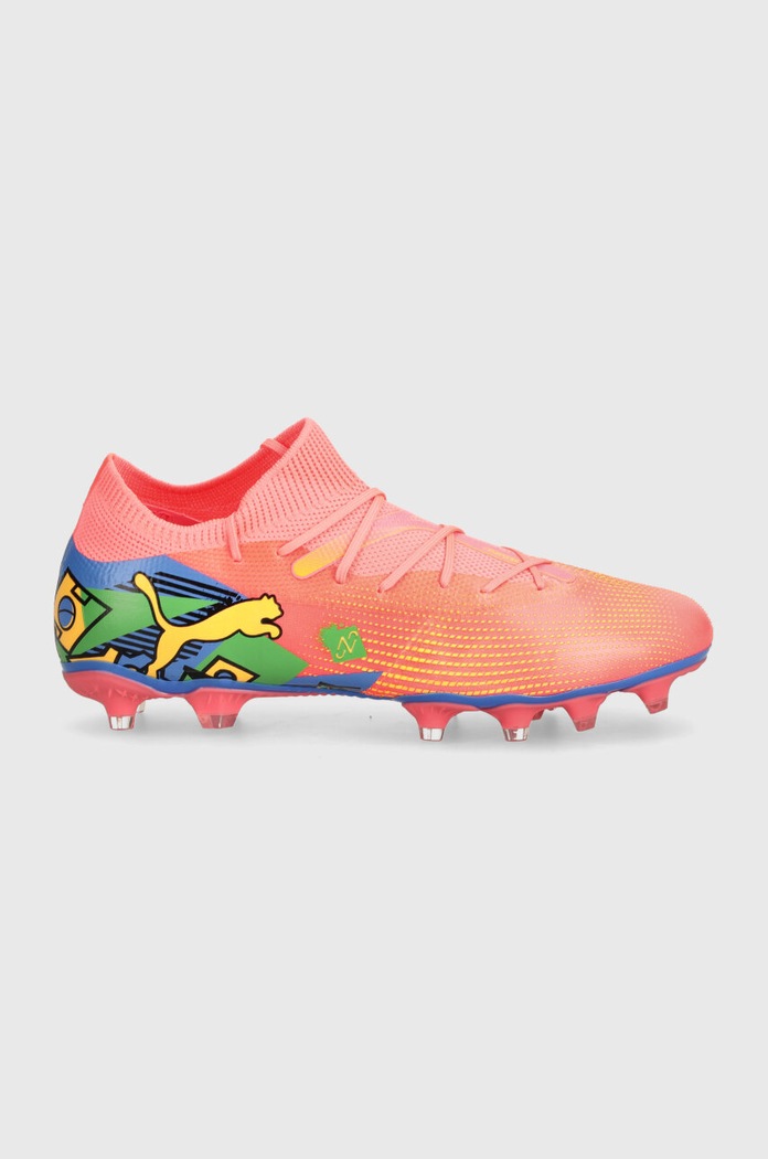 Puma ghete de fotbal korki Futura 7 Match 107840. roz SS24