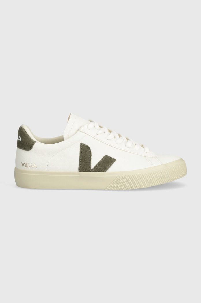 Veja sneakersy skórzane Campo Chromefree skóra zamszowa biały CP0502347B