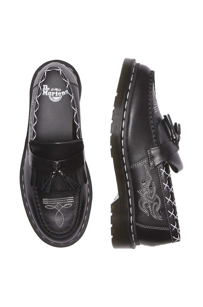 Dr. Martens mocassini in pelle Adrian Gothic Americana DM31626001