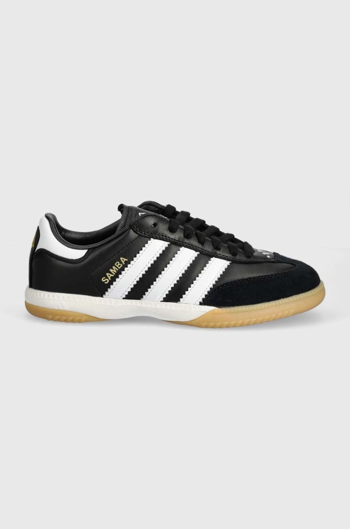 Шкіряні кросівки adidas Originals Samba MN IF1952 чорний SS25