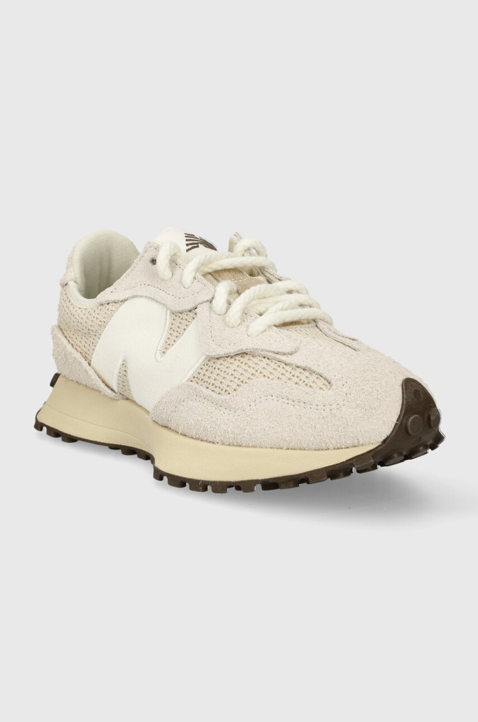 Tenisky New Balance U327WVA semišová kůže béžová U327WVA
