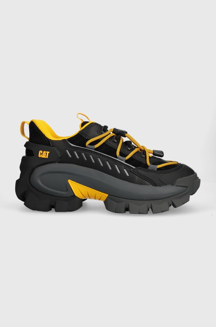 Sneakers CAT Footwear INTRUDER MAX δέρμα σαμουά μαύρο P111450