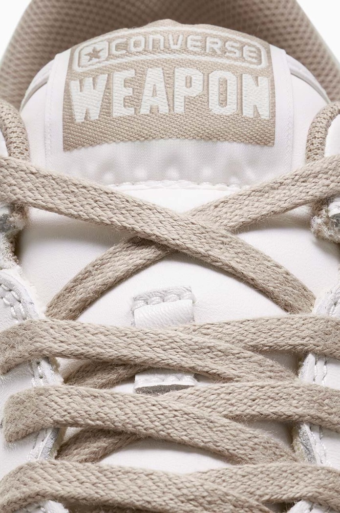 Δερμάτινα sneakers Converse Weapon Old Money μπεζ A07240C