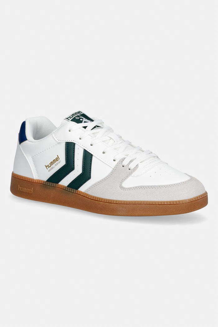 Hummel sneakers HANDBALL PERFEKT imitatie de piele intoarsa alb 226303