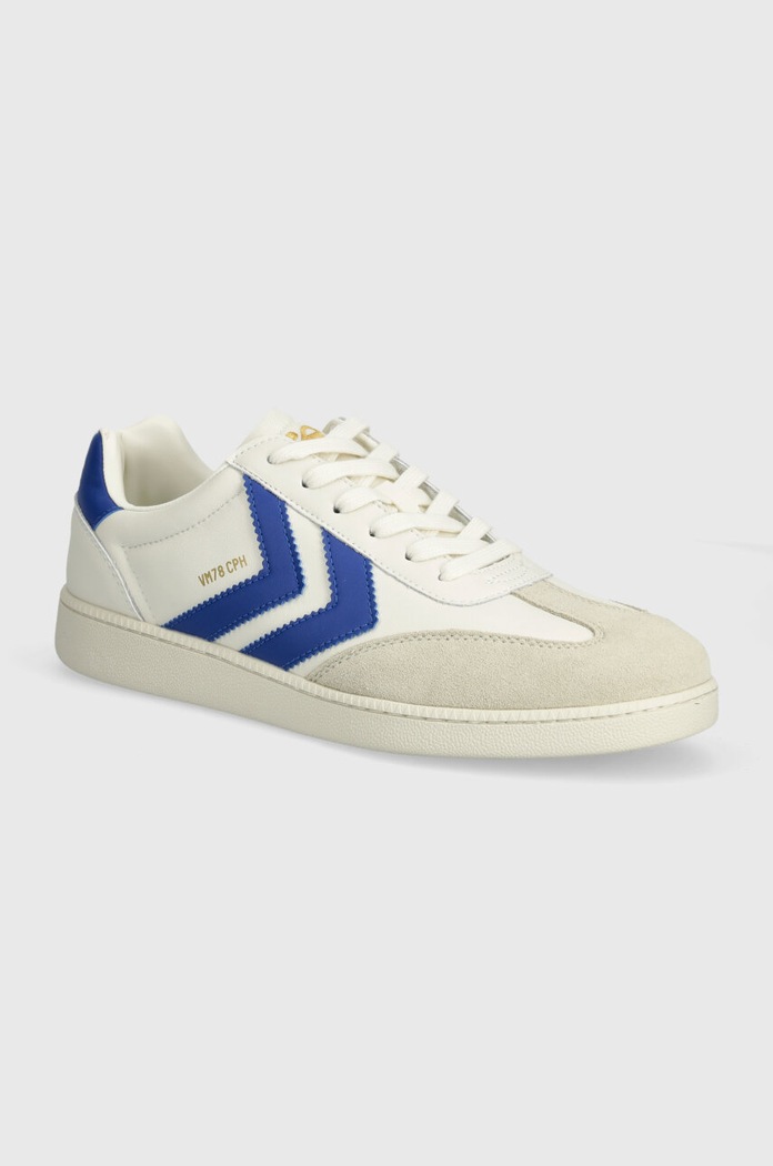 Hummel sneakers din piele VM78 CPH ML plată alb 224160