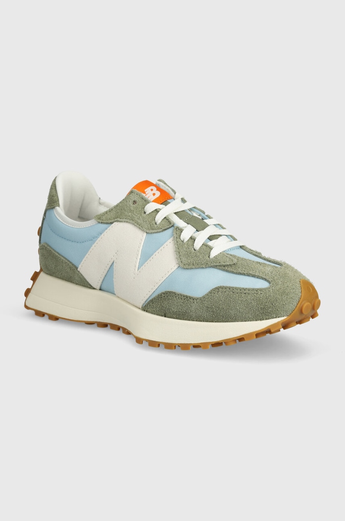Sneakers New Balance 327 δέρμα σαμουά πράσινο U327SC