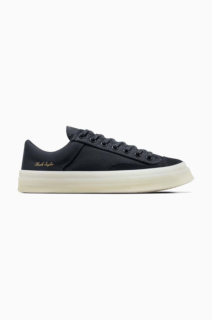 Πάνινα παπούτσια Converse Chuck 70 Marquis δέρμα σαμουά μαύρο A09848C